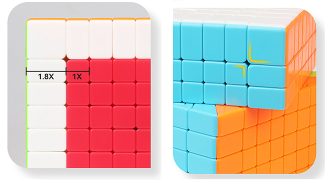 QiYi 8x8x8 Magic Cube Stickerless